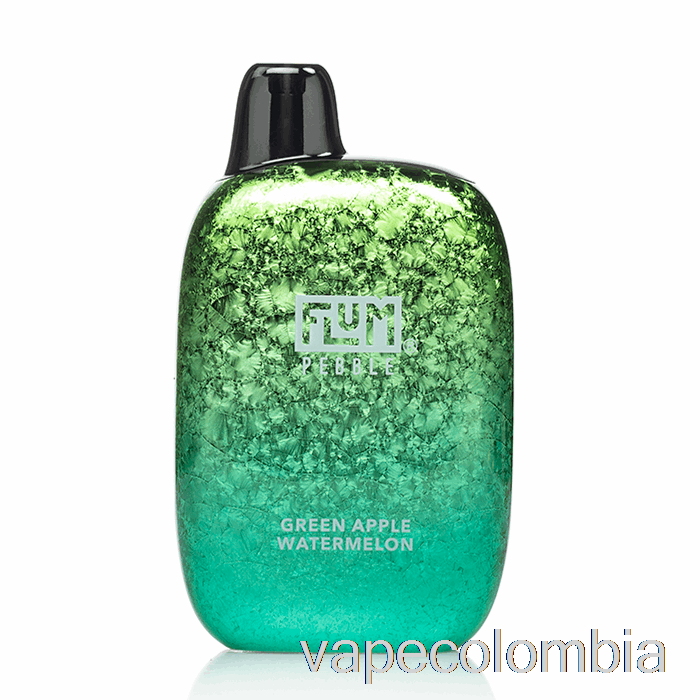 Vape Desechable Flum Pebble 6000 Desechable Manzana Verde Sandía